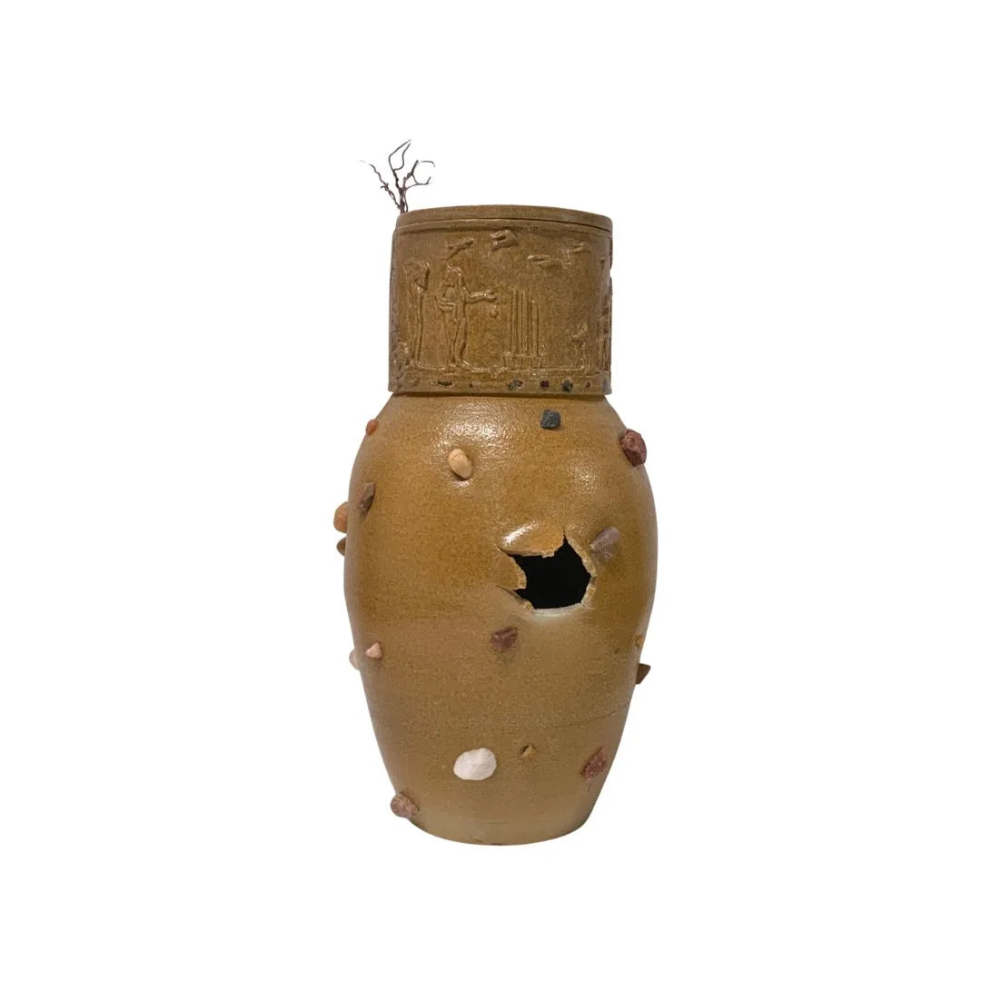 "Vessel Without Words" Original Pottery by Jesus Miguel Avena image 1