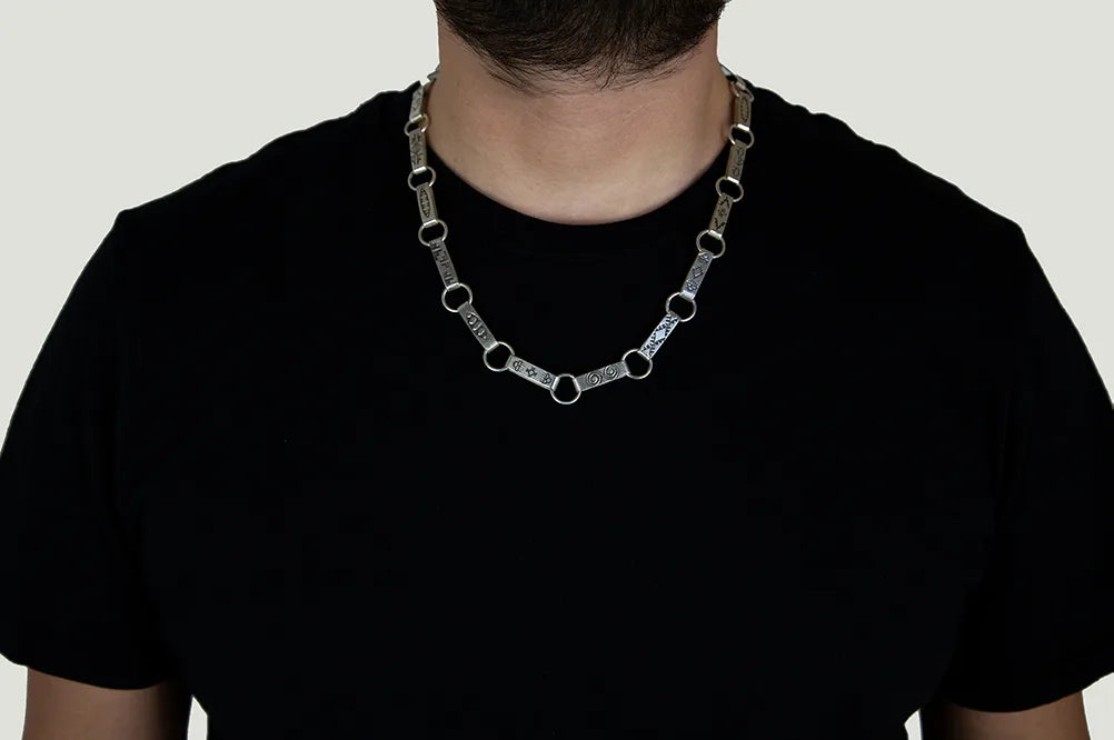 Sterling Silver Chain Necklace - 23 Inches Length image