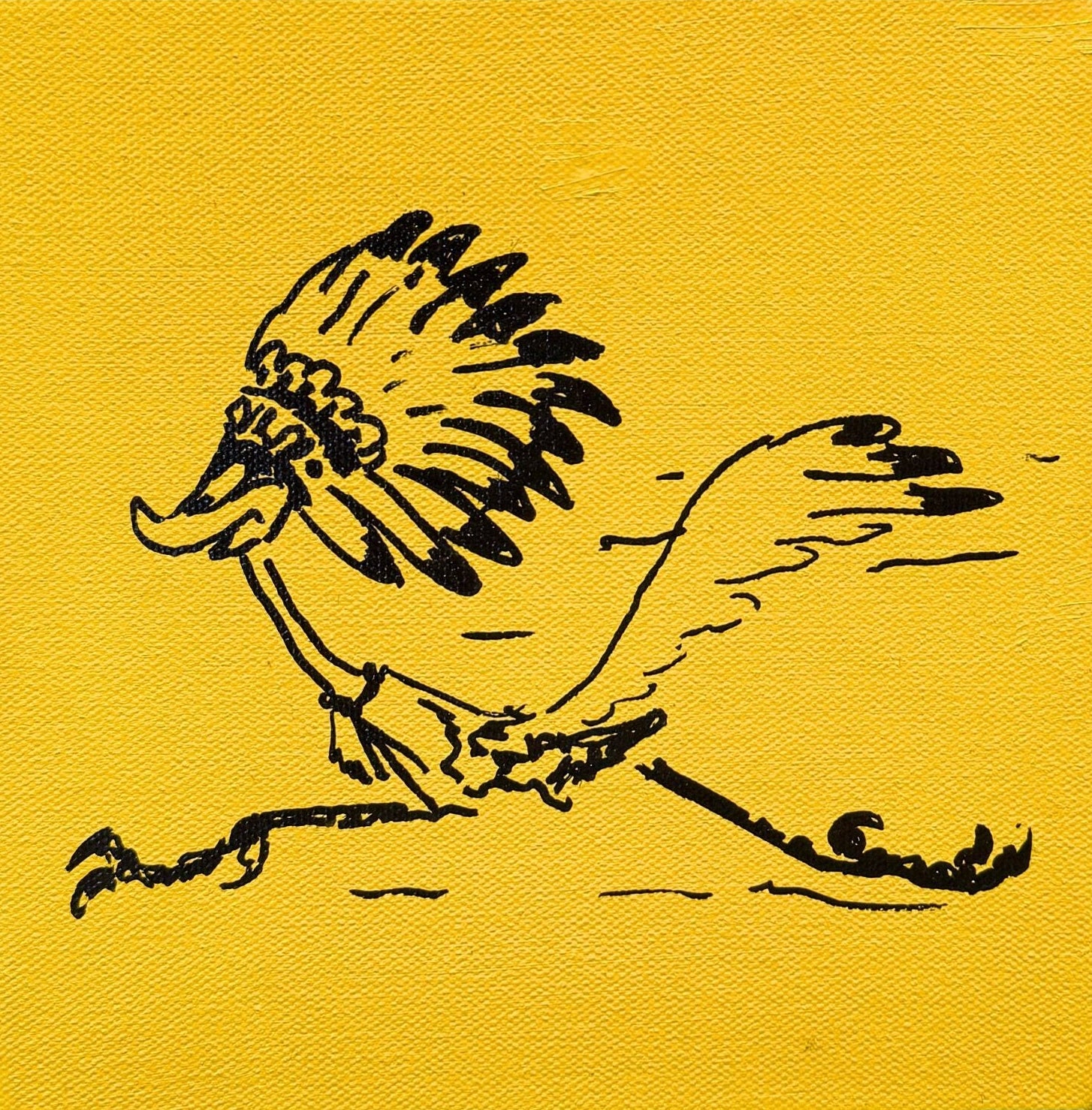 "Chief Road Runner II" by D.C. ALLEN (Baaa T’- chiilash, Del Curfman)
