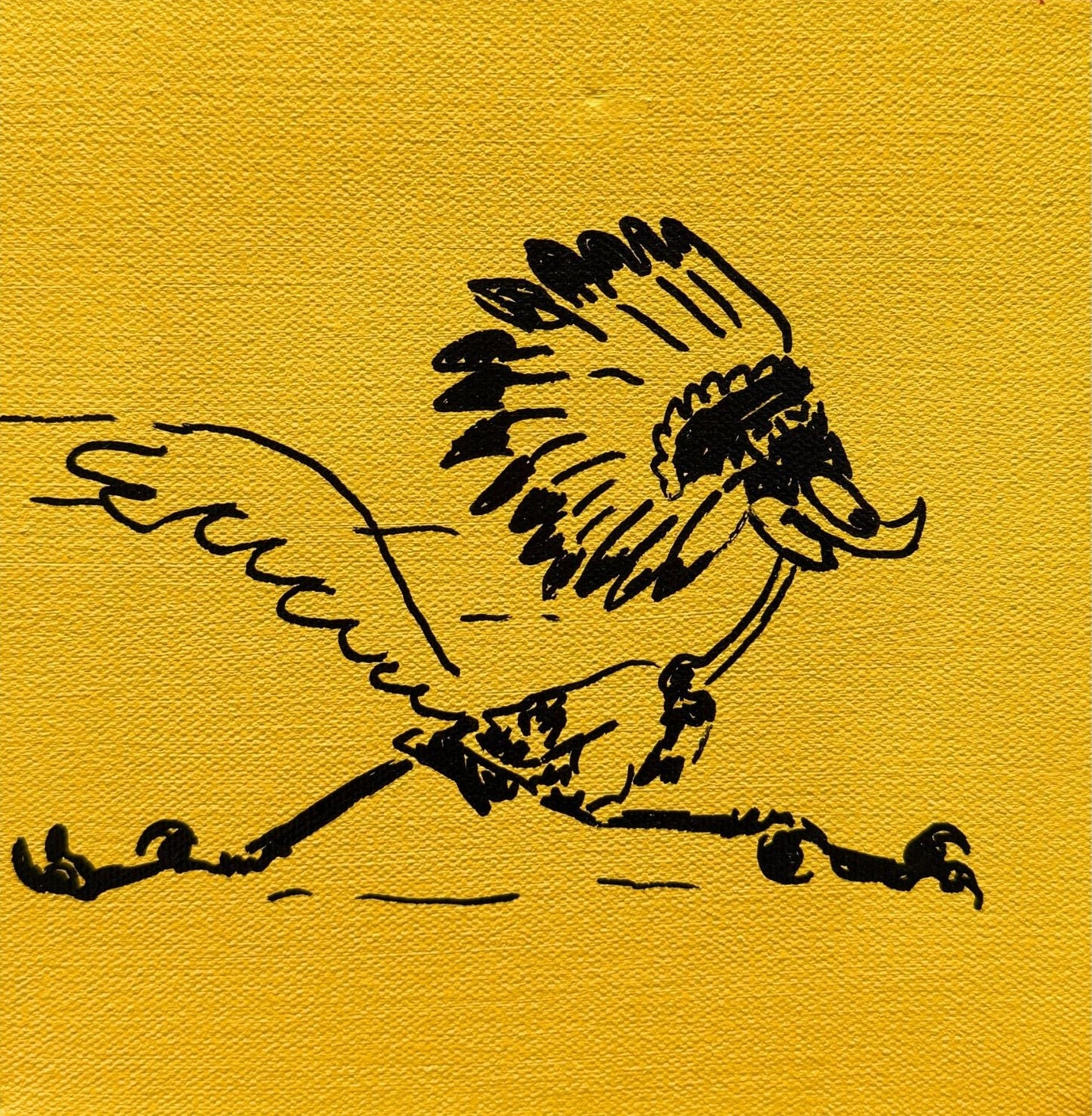 "Chief Road Runner I" by D.C. ALLEN (Baaa T’- chiilash, Del Curfman)