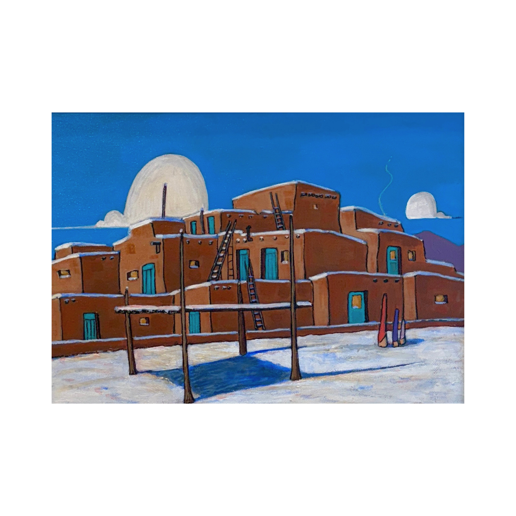 "Cold Pueblo Winter" by Brian Taaffe-Cordova