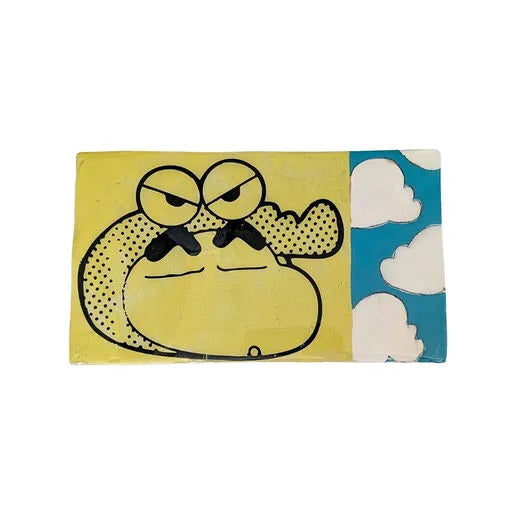 "Crush" painting by Heidi K. Brandow. Front view