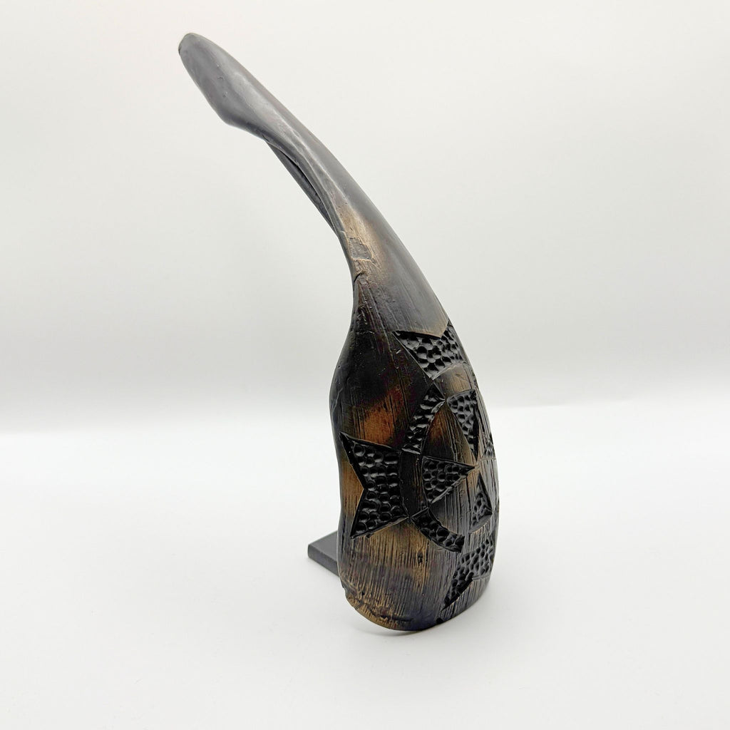 Four Directions Bronze Buffalo Horn by Michael "Calico" Patton