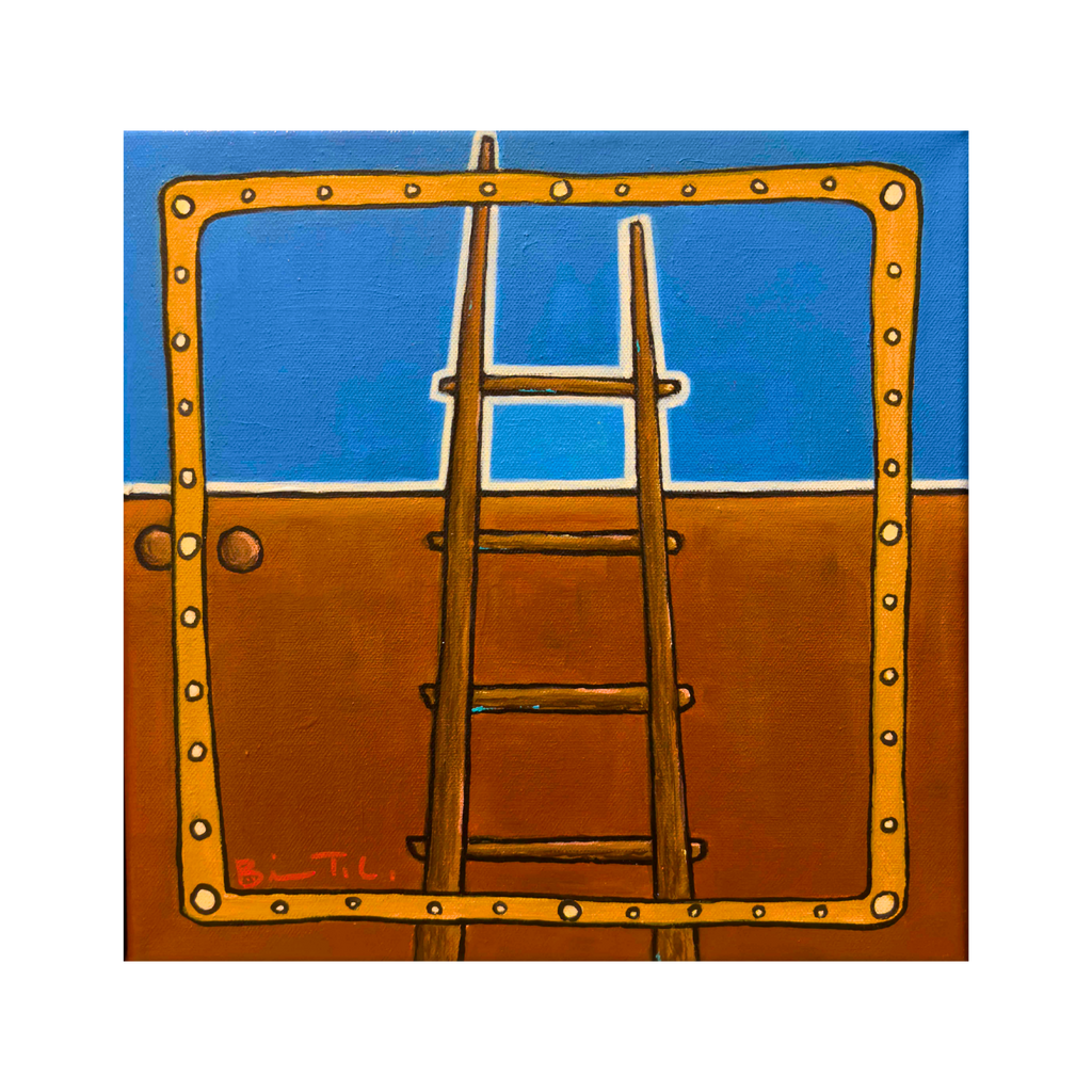 "Pueblo Ladder to the Sky (Day)" by Brian Taaffe-Cordova