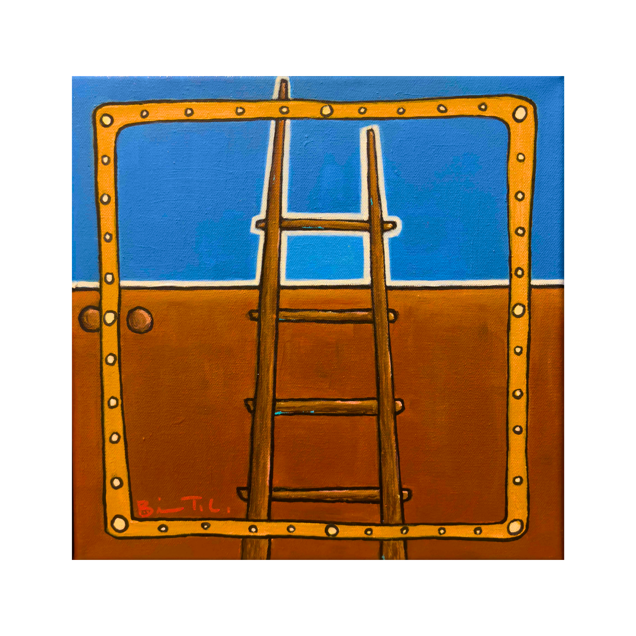 "Pueblo Ladder to the Sky (Day)" by Brian Taaffe-Cordova