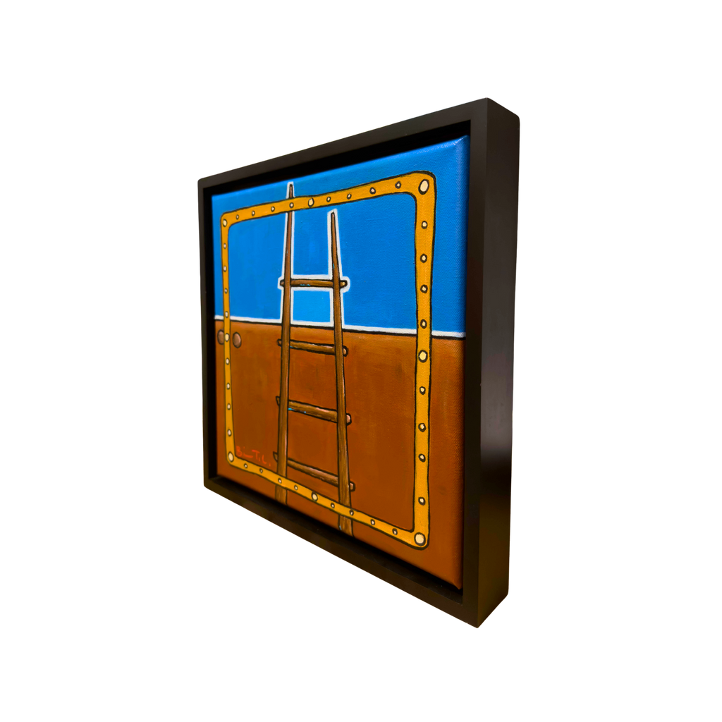 "Pueblo Ladder to the Sky (Day)" by Brian Taaffe-Cordova