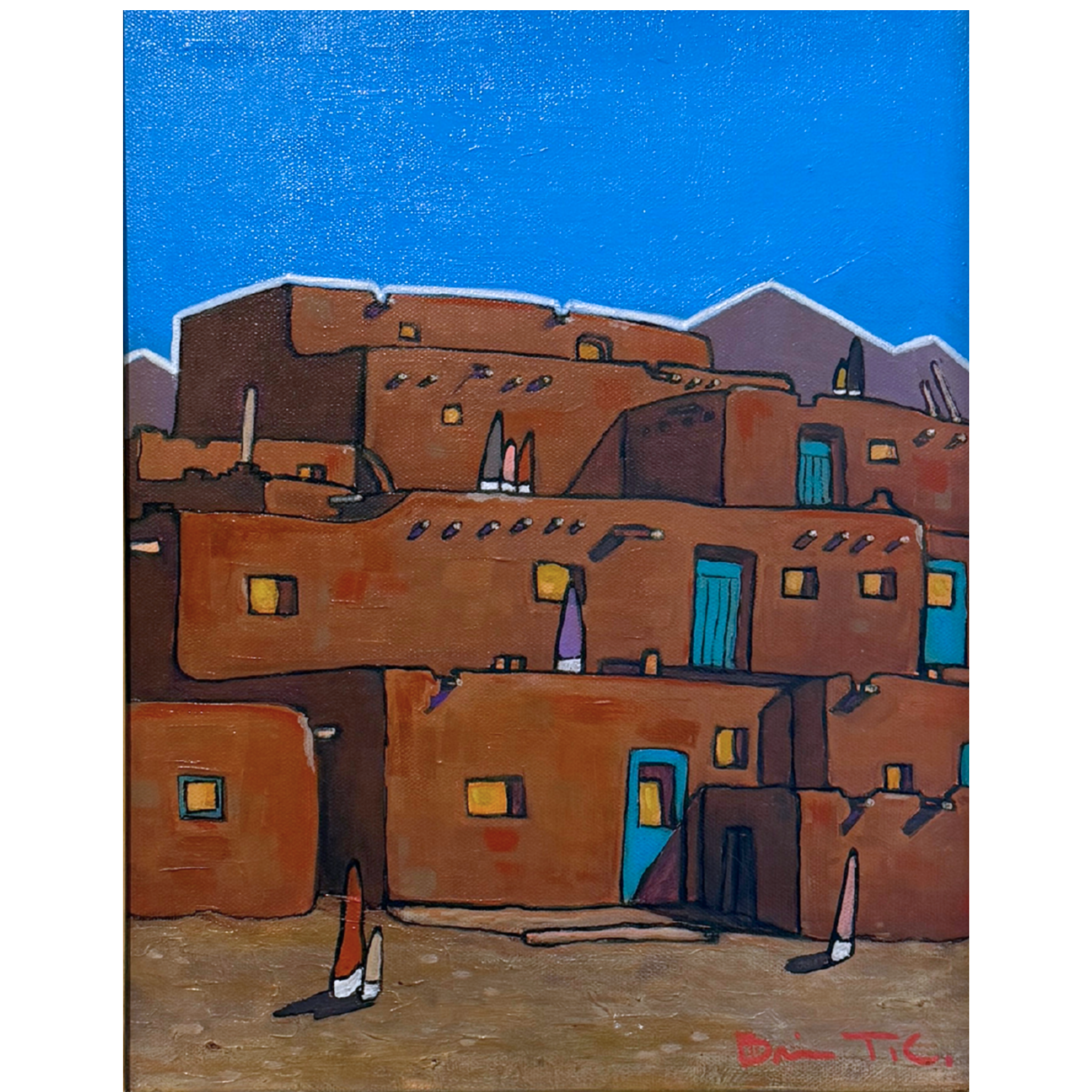 "Long Taos Pueblo Days" by Brian Taaffe-Cordova