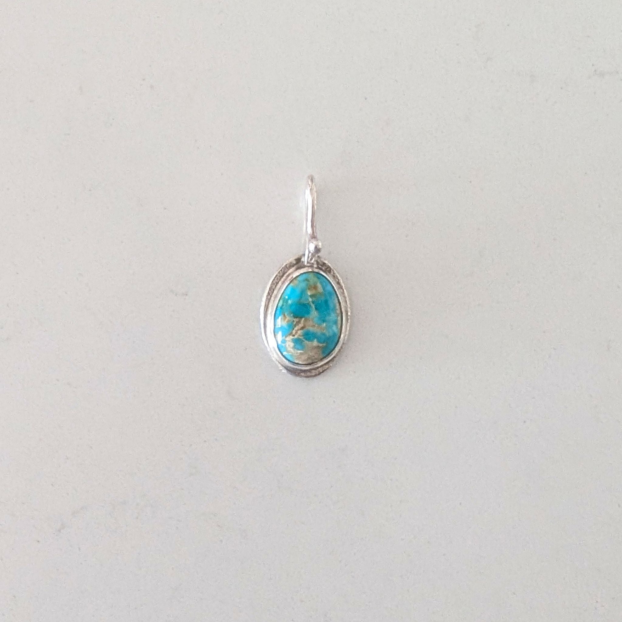 "Nourishment" Charm Pendant with Turquoise