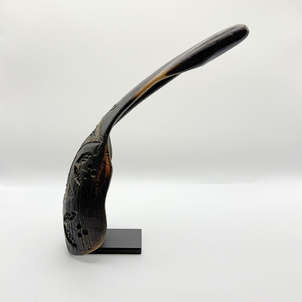 Parfleche Bronze Buffalo Horn by Michael "Calico" Patton