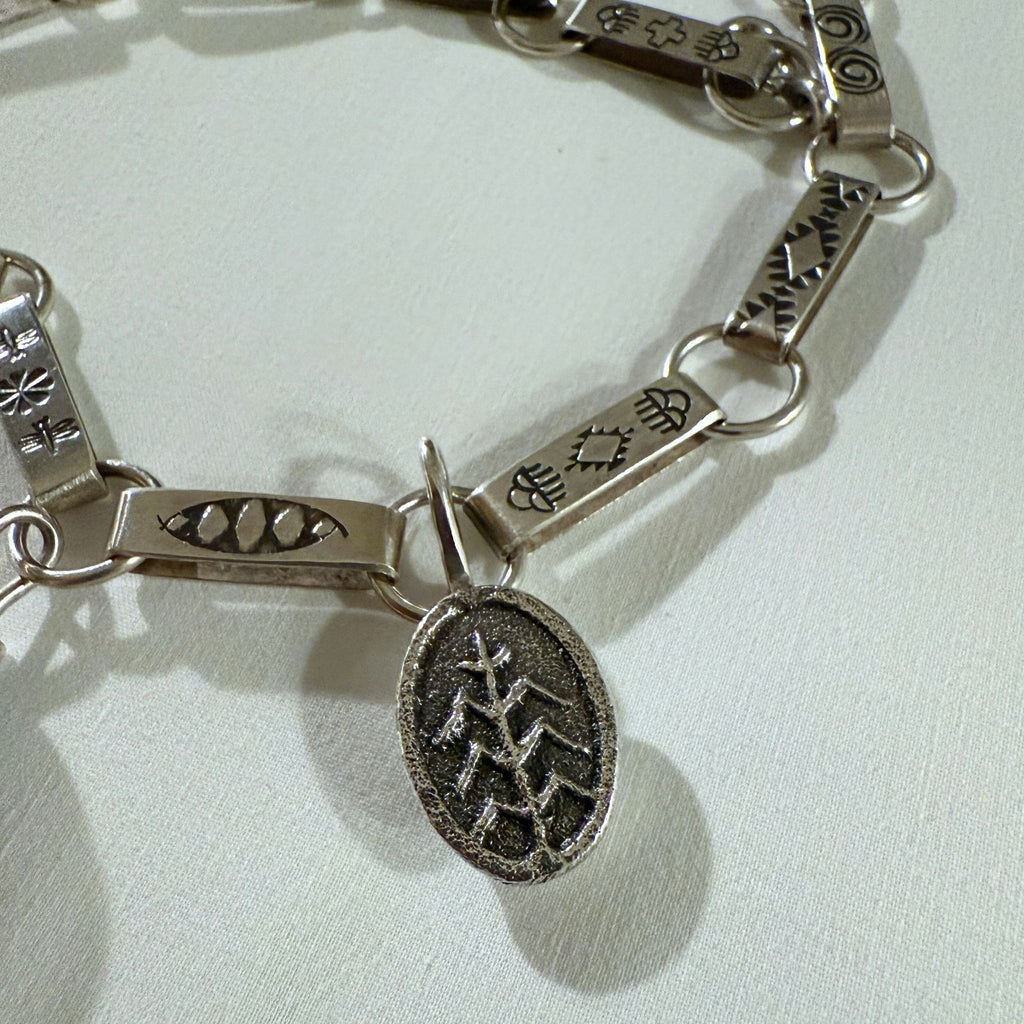 "Nourishment" Charm Pendant with Turquoise