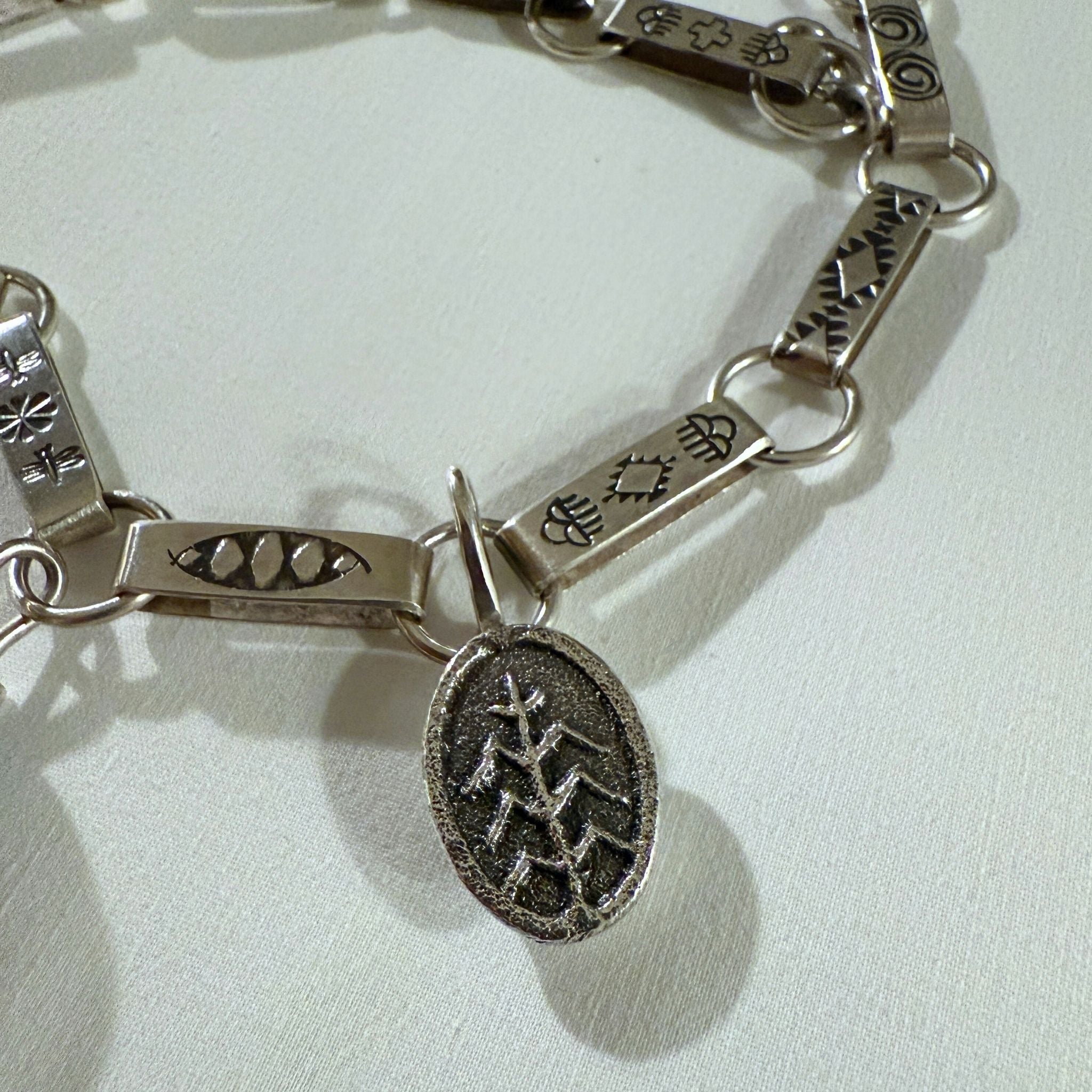 "Nourishment" Charm Pendant with Turquoise