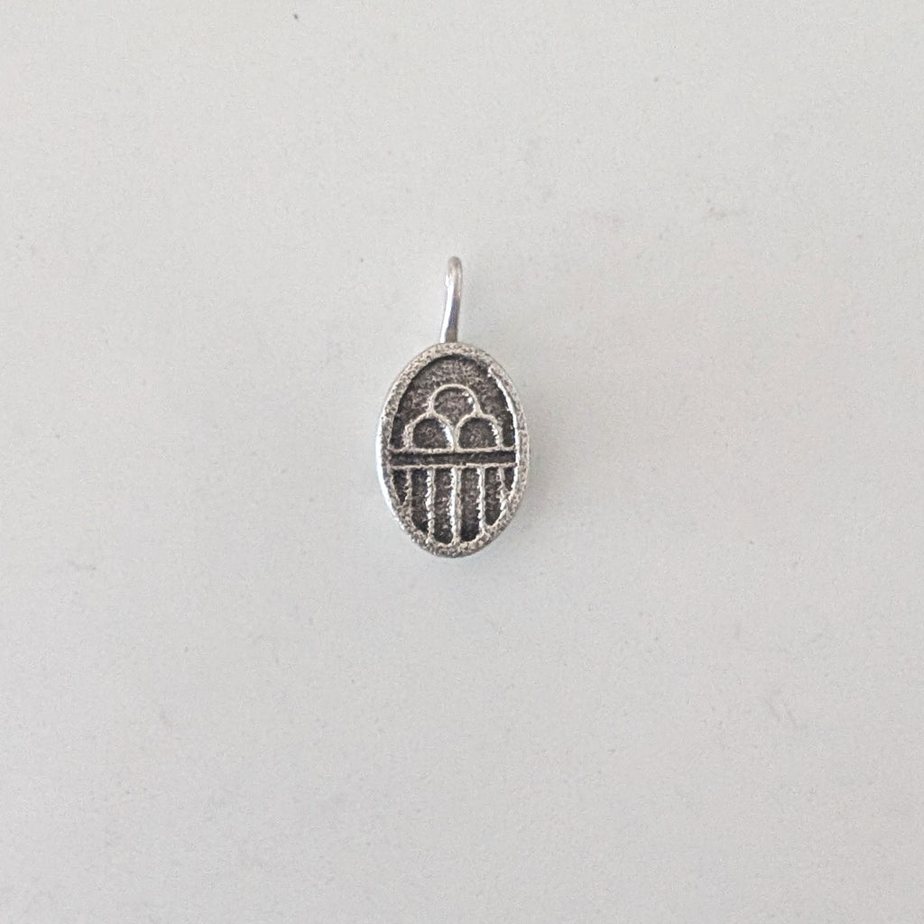 "Blessings" Charm Pendant with Turquoise