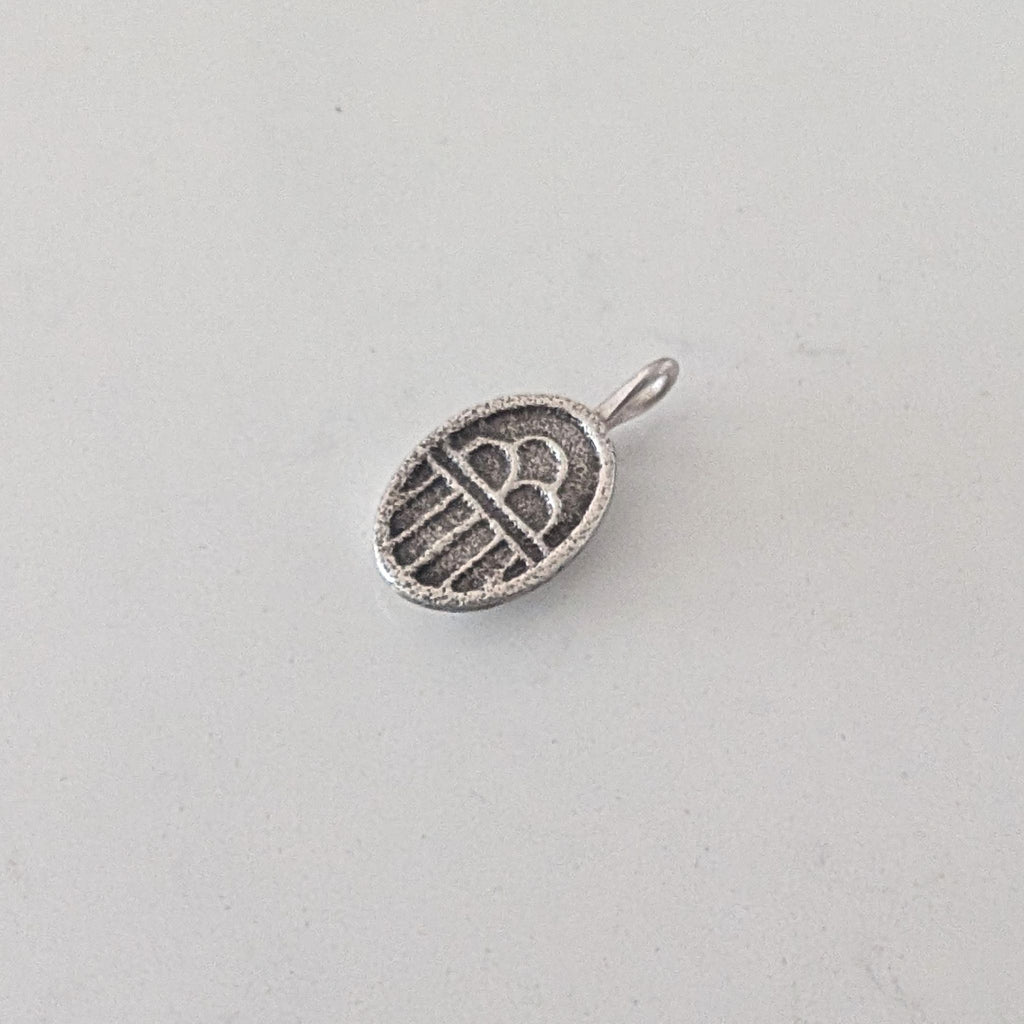 "Blessings" Charm Pendant with Turquoise