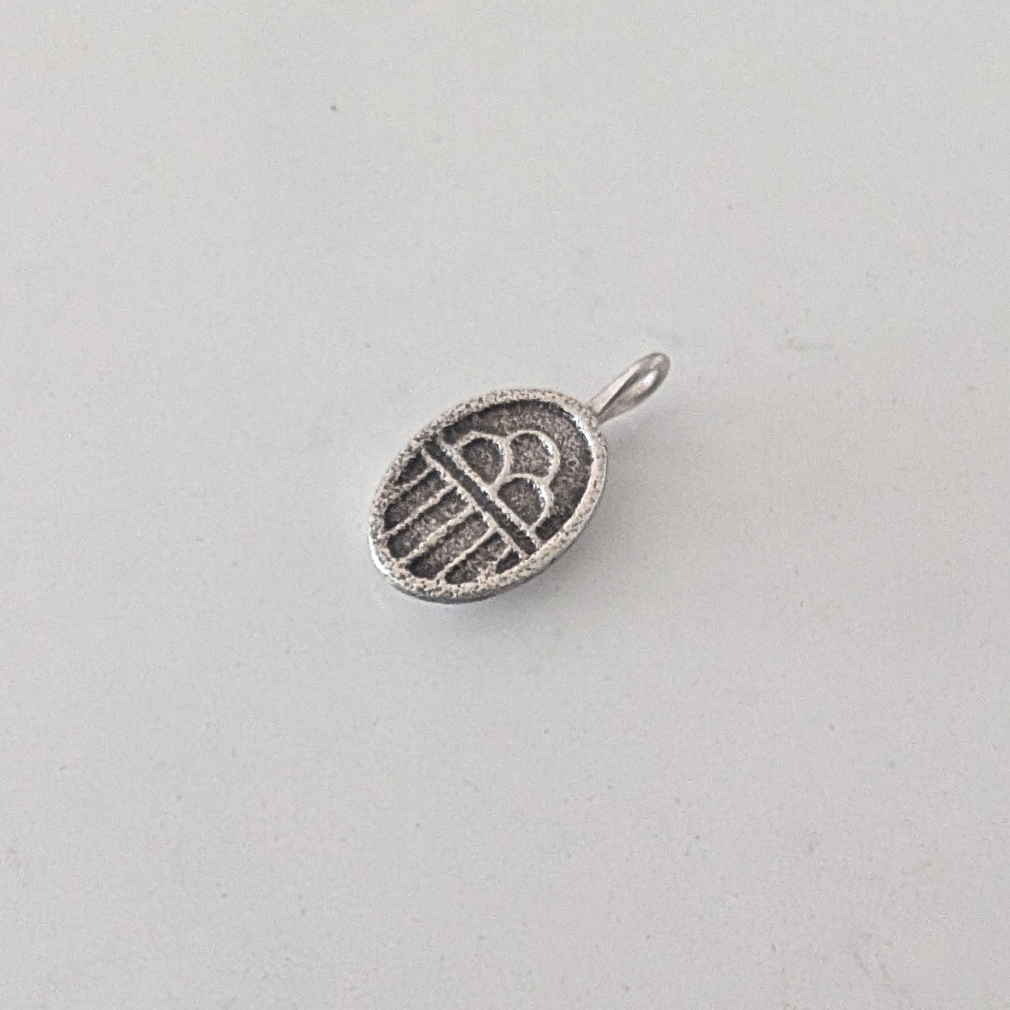 "Blessings" Charm Pendant with Turquoise
