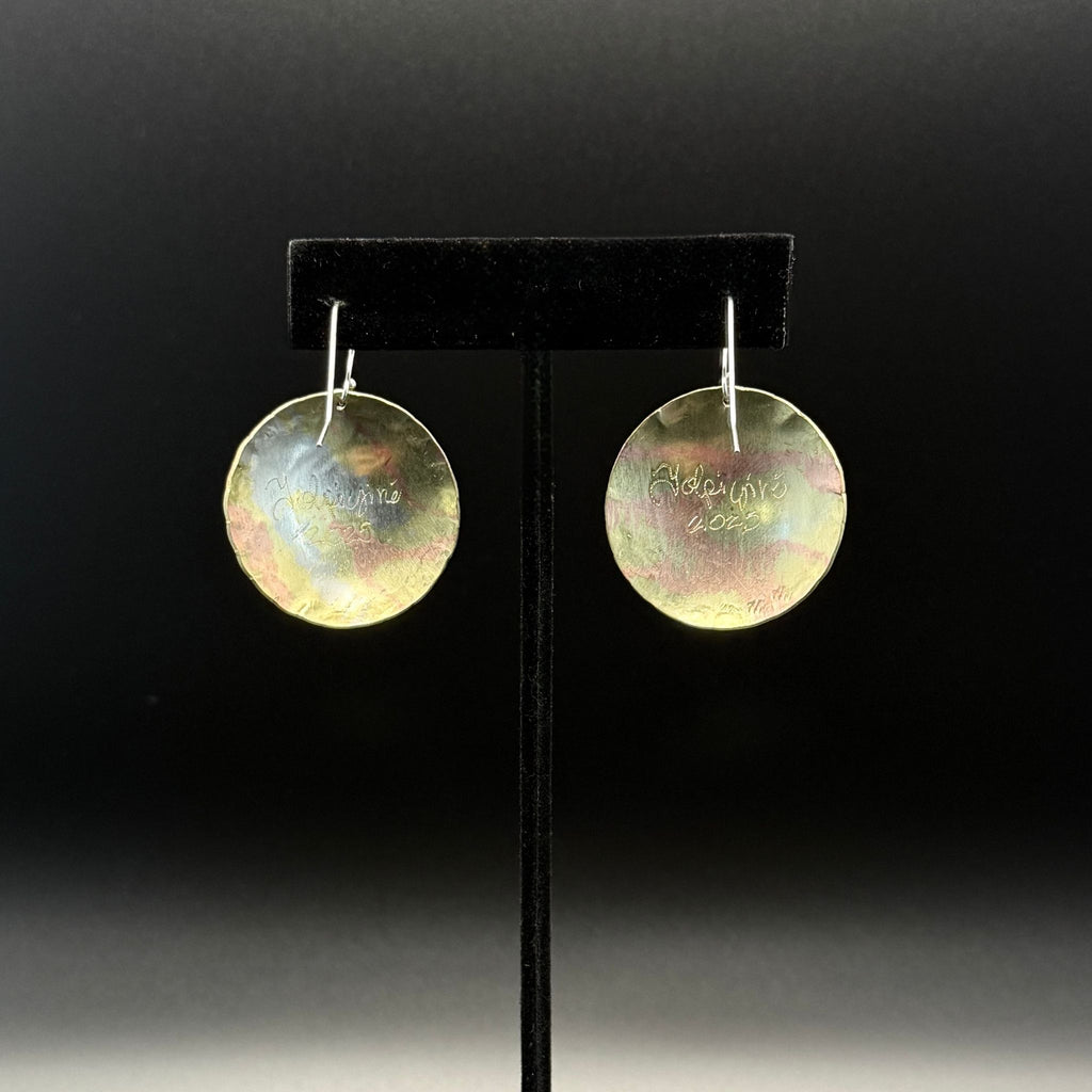 Sunlit Mokume Earrings