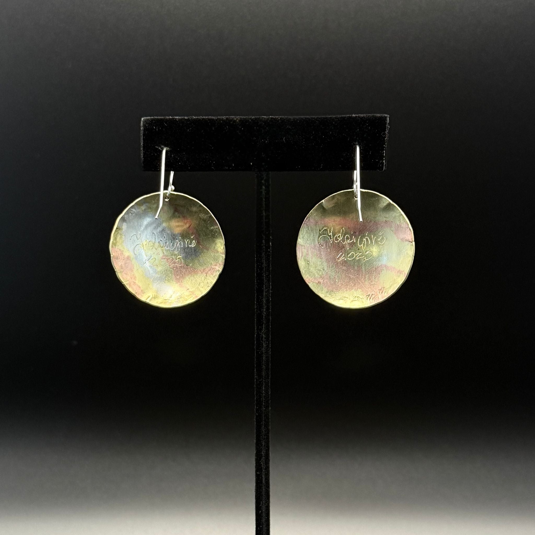 Sunlit Mokume Earrings