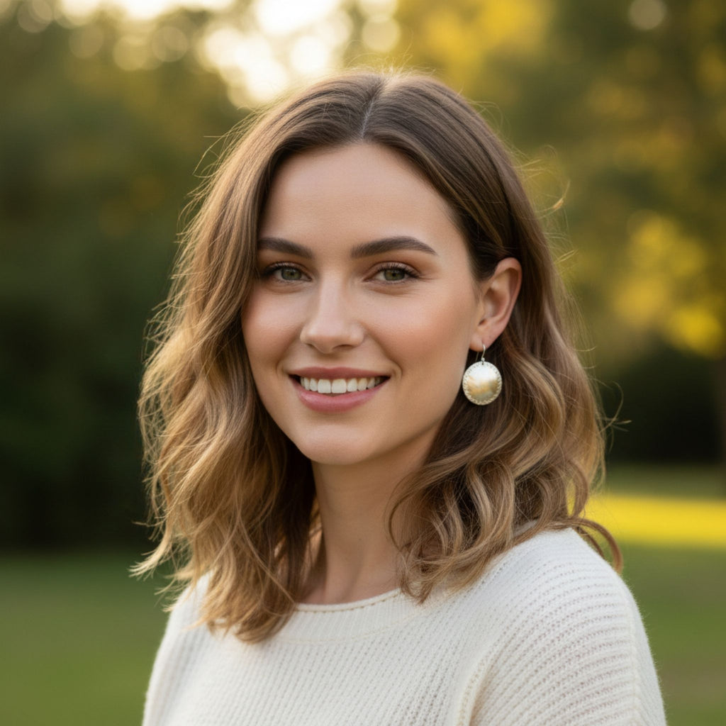 Sunlit Mokume Earrings