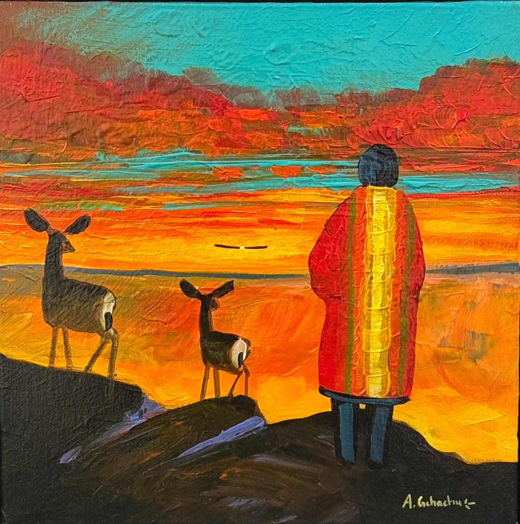 "Turquoise Blessing" by Anthony Gchachu