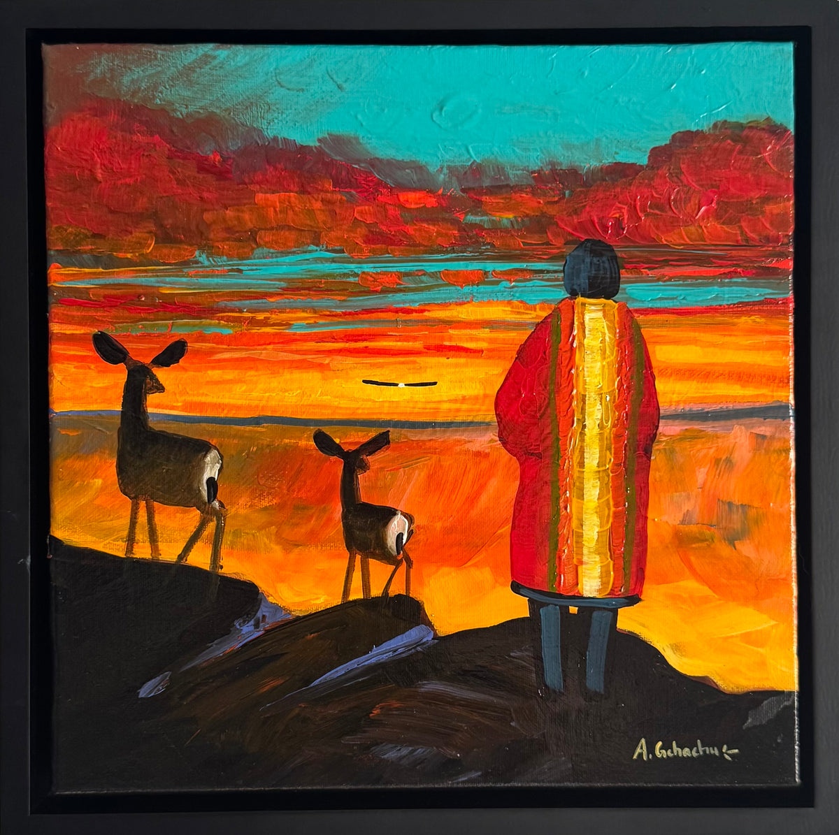"Turquoise Blessing" by Anthony Gchachu